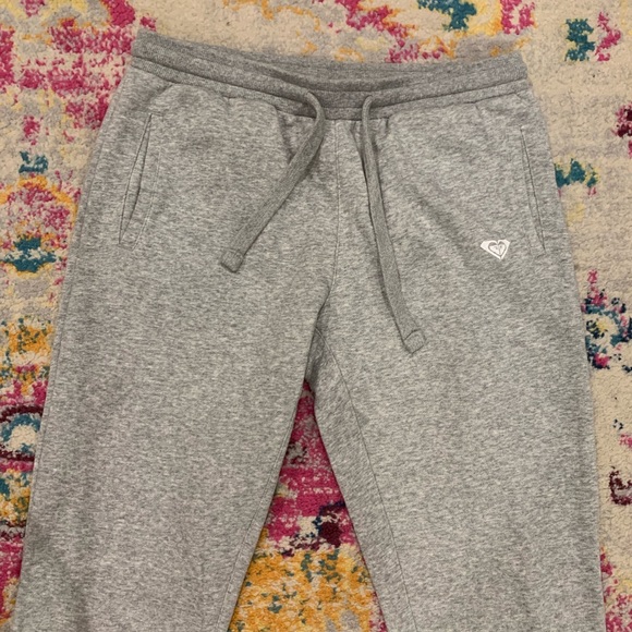 NWOT Roxy gray drawstring cozy sweatpants - Picture 3 of 5